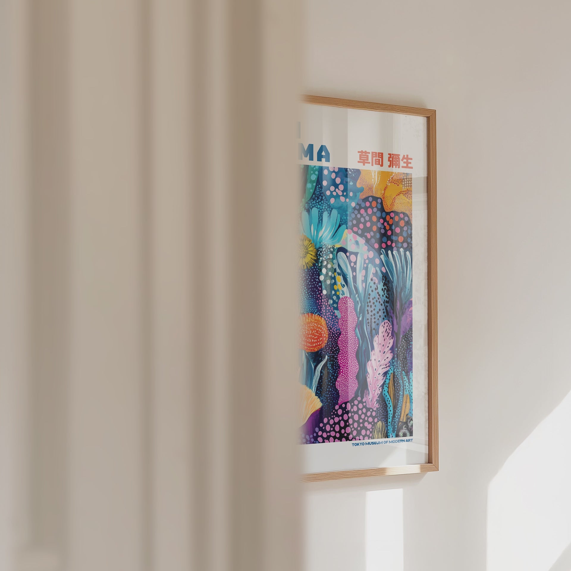 Yayoi Kusama Ocean Garden Poster – väggvideo
