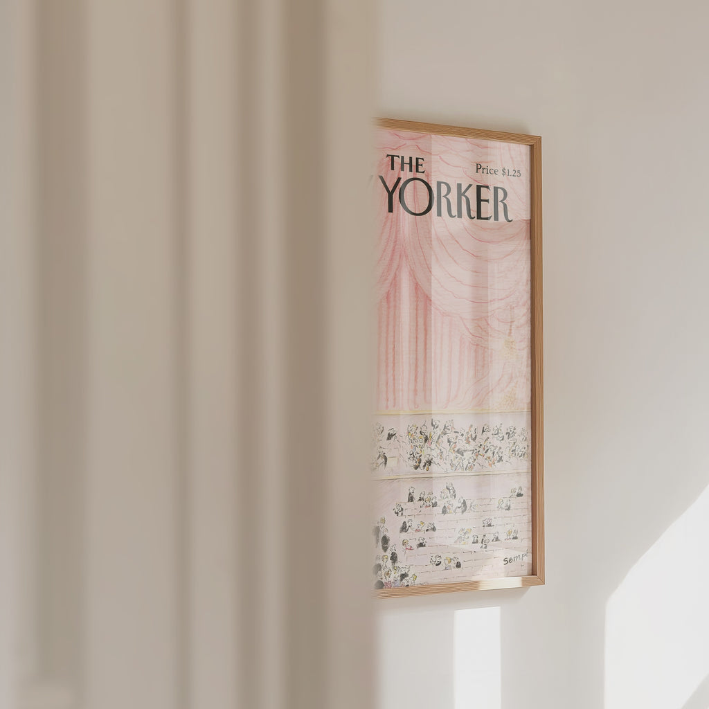New Yorker Grand Curtain 1981 Poster – väggvideo