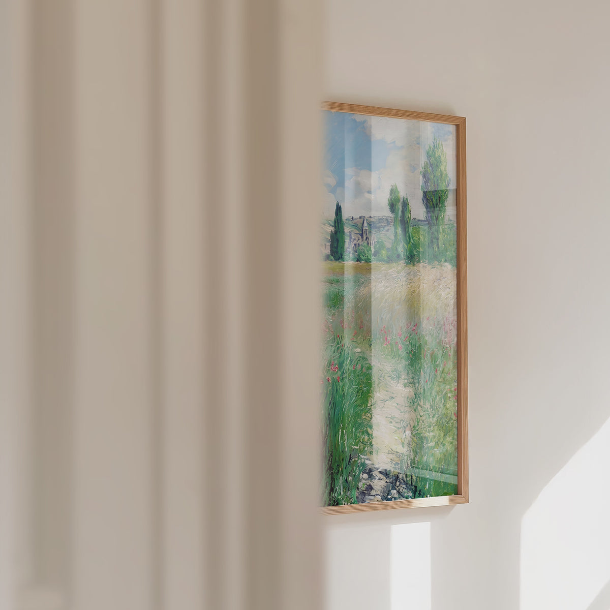 Claude Monet Lane In The Poppy Fields Poster – väggvideo