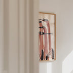 Ink Cranes Terracotta Poster by Caroline Engström – väggvideo