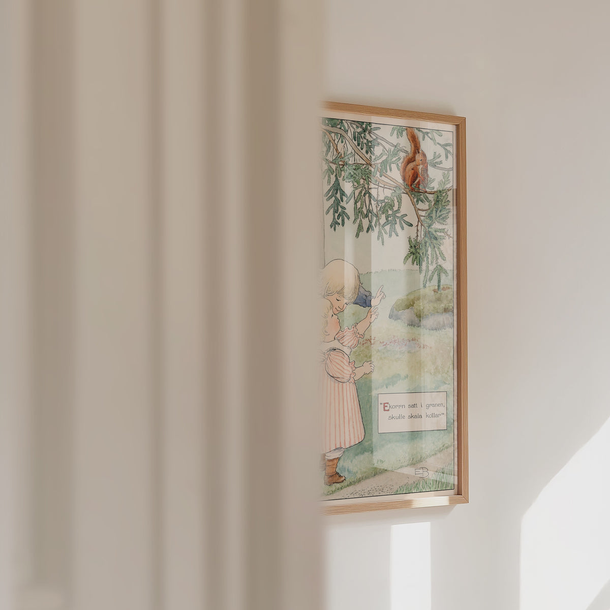 Elsa Beskow Ekorren i Granen Poster – väggvideo