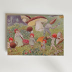 Elsa Beskow Tomtebobarnen Skogsplock Poster – utan passepartout