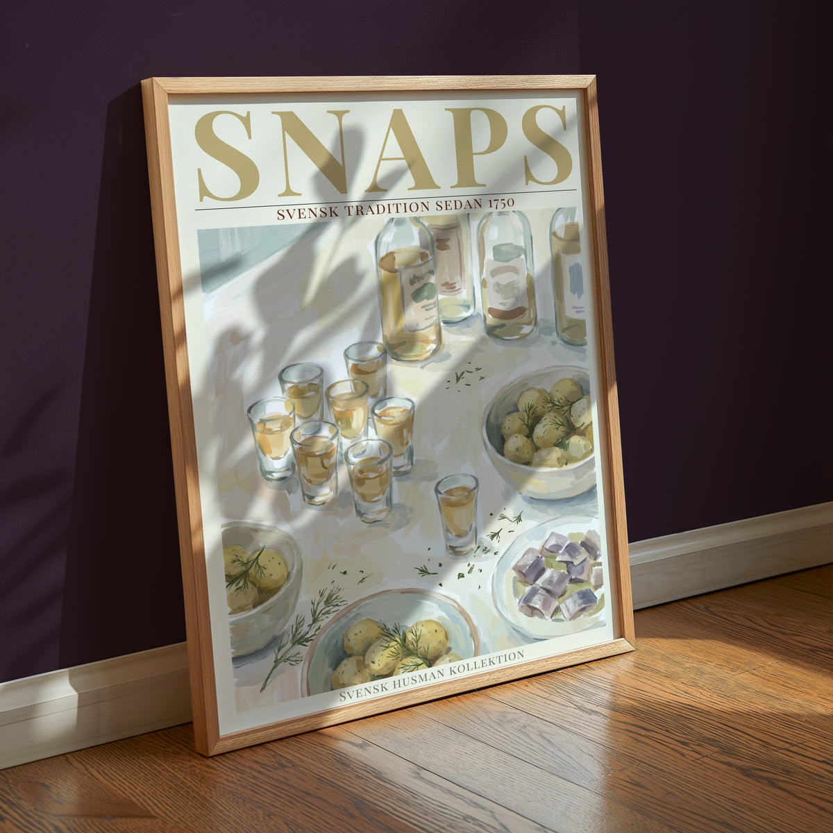 Snaps poster på vägg - Bozetto