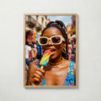 Summer Shades Poster i ekram, premiumtryck från Bozetto