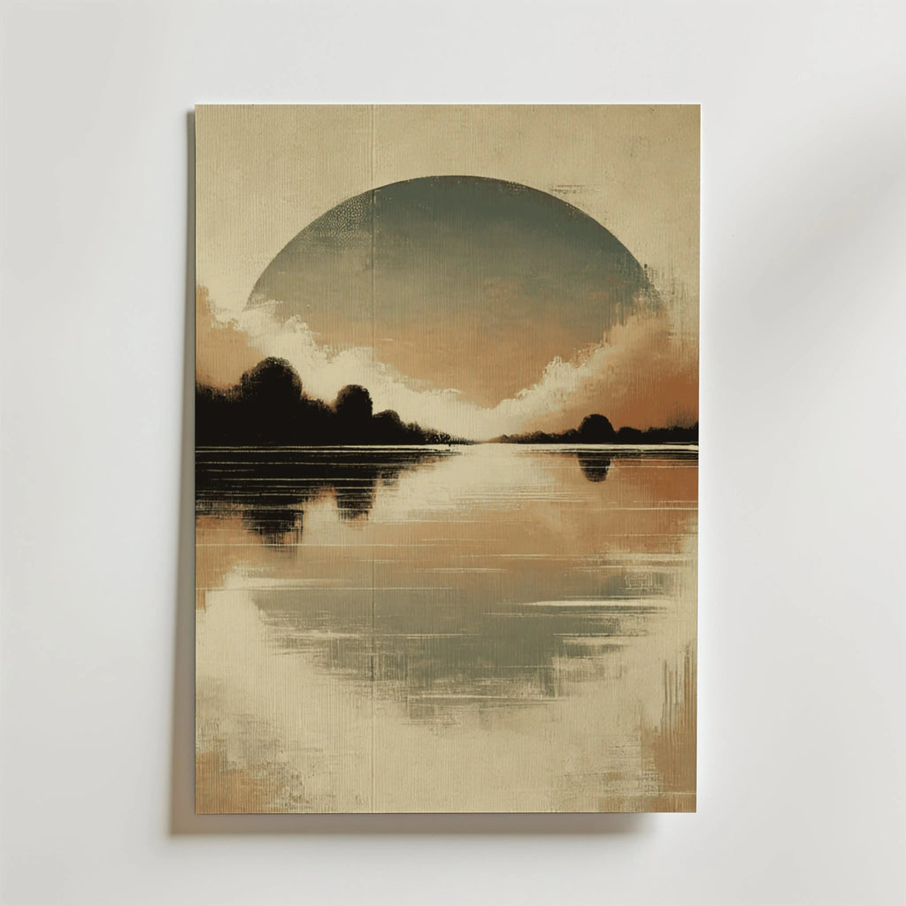 Ethereal Horizon – stilfullt konsttryck från Bozetto, tryckt på matt finpapper i hög tryckkvalitet