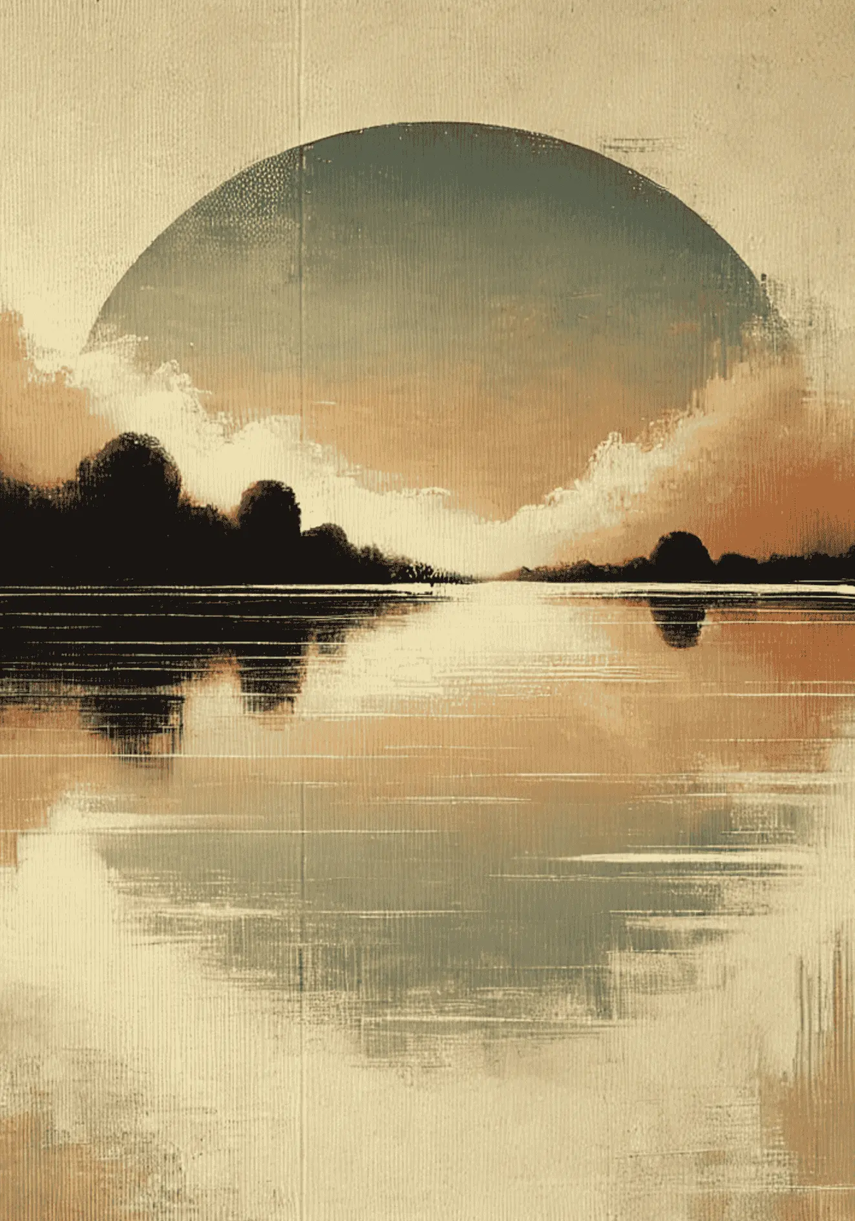 Ethereal Horizon – affisch med snyggt motiv, köp enkelt hos Bozetto i flera storlekar