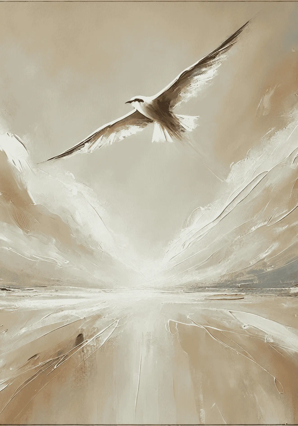 Wings of Silence – affisch med snyggt motiv, köp enkelt hos Bozetto i flera storlekar