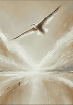 Wings of Silence – affisch med snyggt motiv, köp enkelt hos Bozetto i flera storlekar