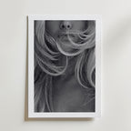 Windswept Muse Poster – med passepartout