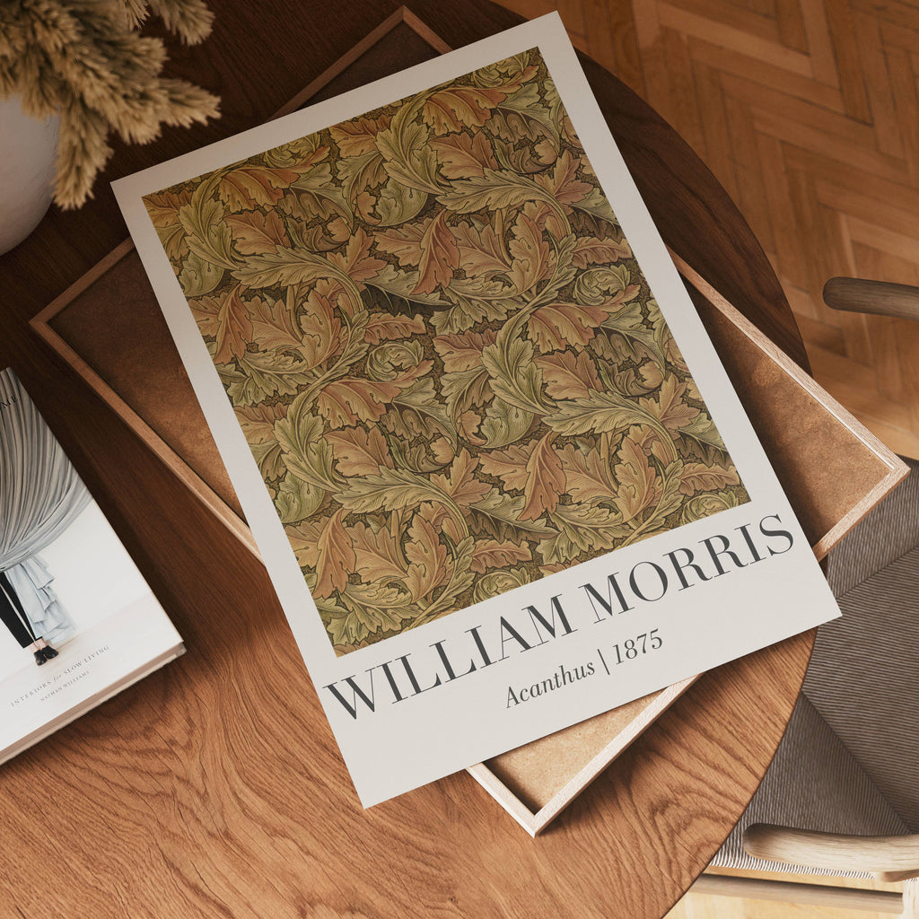 William Morris Acanthus 1875 – affisch med stilfullt motiv från Bozetto i hög kvalitet
