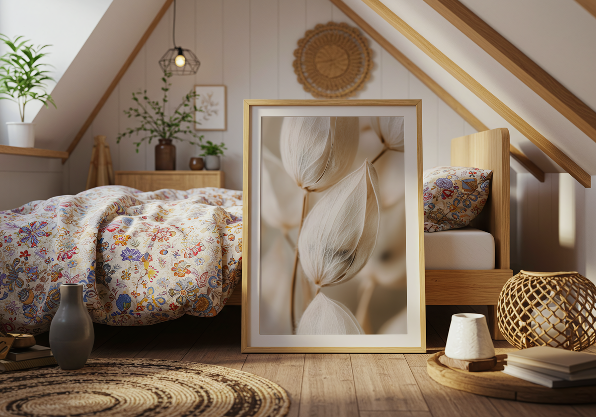 Silken Seeds Elegance poster visad rakt fram – Bozetto affisch i hög tryckkvalitet