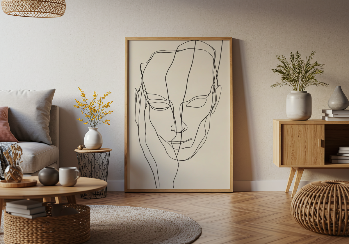 Mind Reflection poster visad rakt fram – Bozetto affisch i hög tryckkvalitet i hög tryckkvalitet