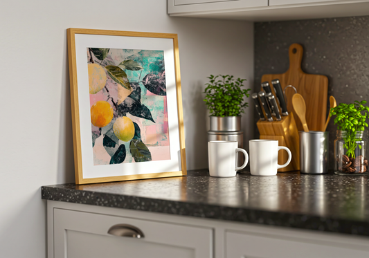 Lemon Garden Poster