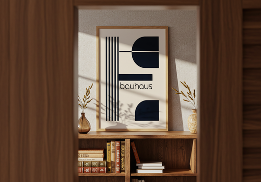Bauhaus Geometry Poster
