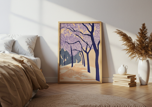 Blossoming Cherry Tree Poster