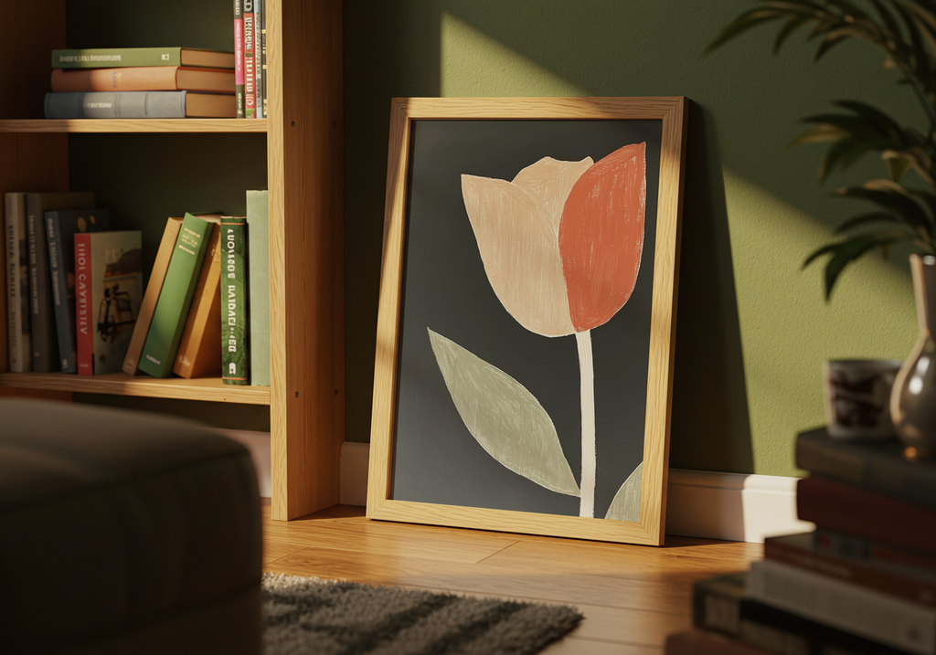 Orchid Elegance poster visad rakt fram – Bozetto affisch i hög tryckkvalitet i hög tryckkvalitet