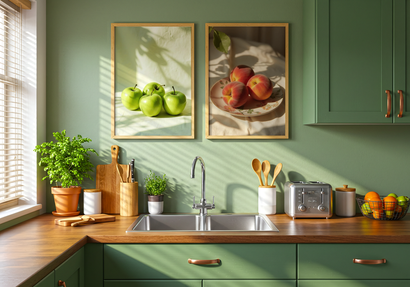 Green Apple Poster